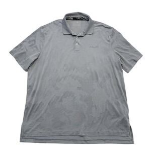 RLX Ralph Lauren Polo Shirt Performance Golf Athletic Gray Camo Mens XXL